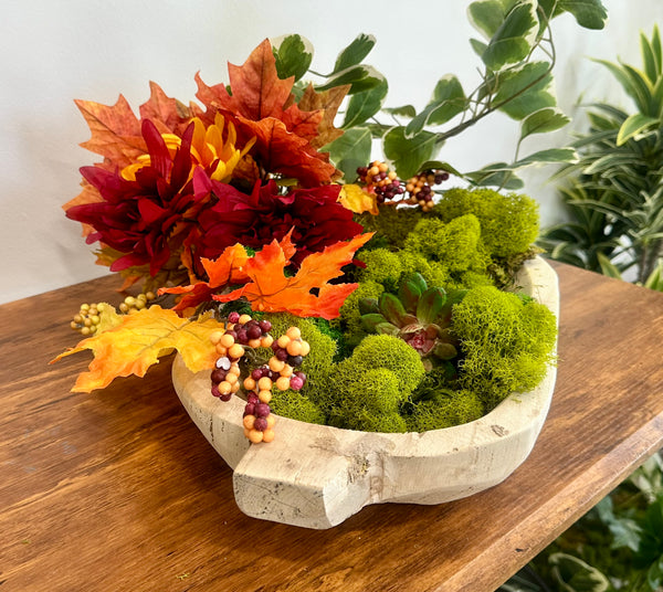 DIY - Moss Tablescape Sanctuary WELLNESS WEDNESDAY STUDIO WORKSHOP 2 - HOLIDAY