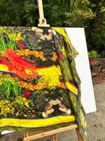 scarf, moss, nature, lichen mushroom, paint, stone, moss, nature, lichen mushroom, paint, stone,