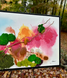 moss, lichen, branches, bioplhilic, canvas