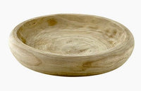 Hand carved tablescape wood bowl - organic