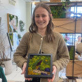 moss art, DIY, workshop, biophilic 