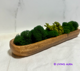 moss, tablescape, moss flower, nature, wellness 