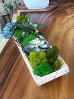 moss, tablecape, nature, decor
